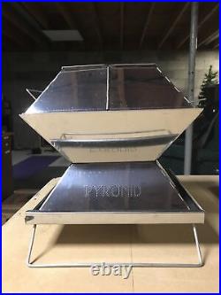 Pyromid 12 grill with hood. Plus the smoker oven attachment. Never been used