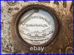 Quakertown PA Stove Works Superb Beechwood Cast Iron Stove Thermometer