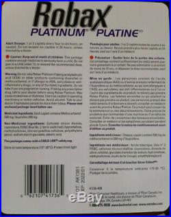 ROBAX Platinum Muscle & Back Pain Relief 102 Caplet New -Canadian- Free Shipping