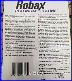 ROBAX Platinum Muscle and Back Pain Relief 102 Caplets SEALED Exp 2022