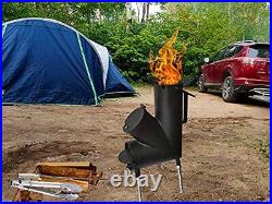ROCKET STOVE is the perfect wood stove. A portable wood-burning camping King