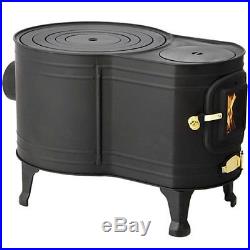 Really Works Watch-Type Wood-Burning Stove With A Black Heat-Resistant Wi