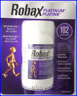 Robax Platinum Back Pain Relief (102 Caplets/Pack) 1-4 Days Delivery
