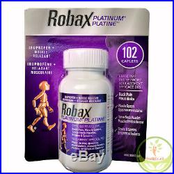 Robax Platinum Ibuprofen + Muscle Relaxant, 102 caplets, Exp Feb, 22