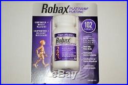 Robax Pltinum Muscle And Back Pain Relief 102 Caplets Exp 2022