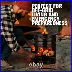 Rocket Stove Camping Wood Stove for Emergency Preparedness, Survival, off Grid