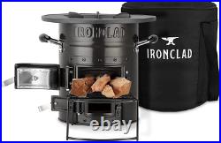 Rocket Stove Camping Wood Stove for Emergency Preparedness, Survival, off Grid