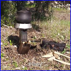Rocket Stove Patrol, Camp Rocket Stove Wood Burning Portable Stove WithTravel Case