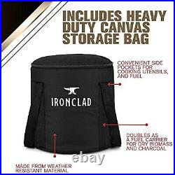 Rocket Stove Portable Outdoor Wood Burning Stove Canvas Storage Bag Fuel Support