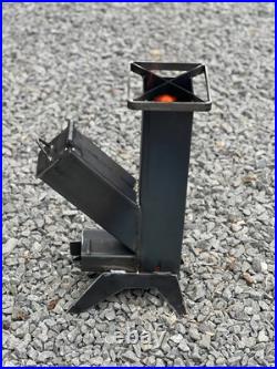 Rocket Stove, Portable Wood Burning Camp Stove Rocket Stove, Portable Wood Burning Camp Stove