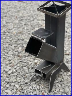 Rocket Stove, Portable Wood Burning Camp Stove