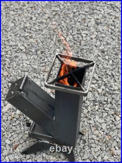 Rocket Stove, Portable Wood Burning Camp Stove