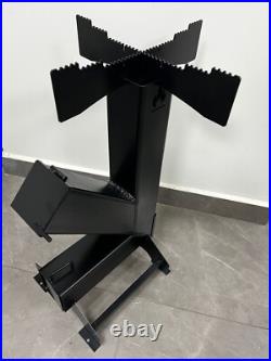 Rocket Stove, Portable, Wood Burning, outdoor steel