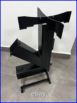 Rocket Stove, Portable, Wood Burning, outdoor steel