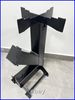 Rocket Stove, Portable, Wood Burning, outdoor steel