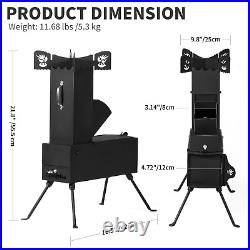 Rocket Stove Rocket Stove Wood Burning Portable with Free Carrying Bag and