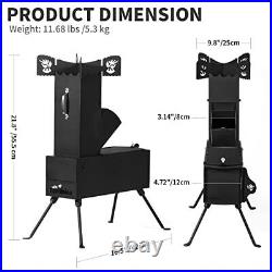 Rocket Stove Rocket Stove Wood Burning Portable with Free Carrying Bag and