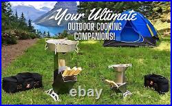 Rocket Stove Spartan Light Rocket Stove Wood Burning Portable Stove WithTravel C