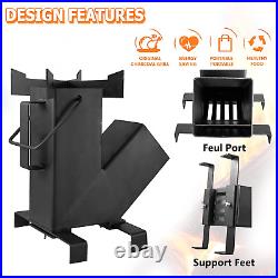 Rocket Stove Upgraded with Free Carry Bag Portable Wood Burning Camping Stove