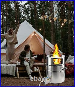 Rocket Stove With Handles, A Portable Wood Burning Camping Stove Rocket stove