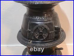 Ruby No. 4 Pot Belly Wood Burning Stove Southern Co. Operative Foundry Rome Ga