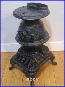 Ruby No. 4 Pot Belly Wood Burning Stove Southern Co. Operative Foundry Rome Ga