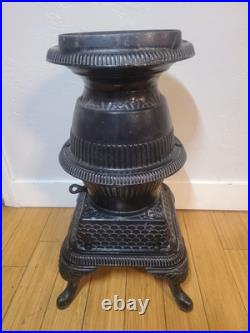 Ruby No. 4 Pot Belly Wood Burning Stove Southern Co. Operative Foundry Rome Ga