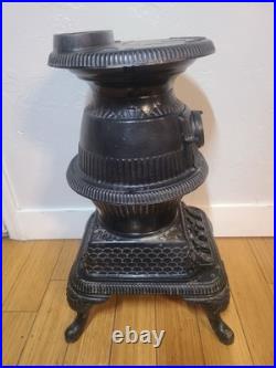 Ruby No. 4 Pot Belly Wood Burning Stove Southern Co. Operative Foundry Rome Ga