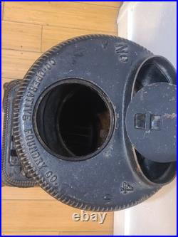 Ruby No. 4 Pot Belly Wood Burning Stove Southern Co. Operative Foundry Rome Ga