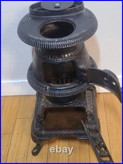 Ruby No. 4 Pot Belly Wood Burning Stove Southern Co. Operative Foundry Rome Ga
