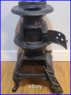 Ruby No. 4 Pot Belly Wood Burning Stove Southern Co. Operative Foundry Rome Ga