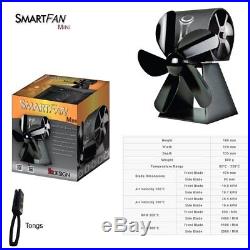 SFM Mini Fan with Twin Fan for Self-Cooling for Wood Burning Stoves New