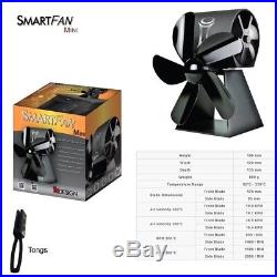 SFM Mini Smart Fan Twin Fan for Fast Self Cooling for Wood Burning Stoves NEW