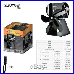 SFM Stove Fan With Twin For Self-Cooling, Smartfan Mini Wood Burning