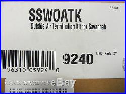 SSWOATK Savannah Outside Air Termination Kit 20/30 Series Wood Burning Stove