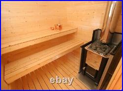 Sauna Wood Burning Stove Pipe Modular Chimney Extension HARVIA WHP1000 1m Black