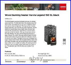 Sauna Woodburning Heater Harvia Legend 150 SL for rooms 6 13 m3