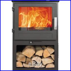 Scafell Multifuel / Wood Burning Stove Log Store Defra Approved Cleanburn 8 KW
