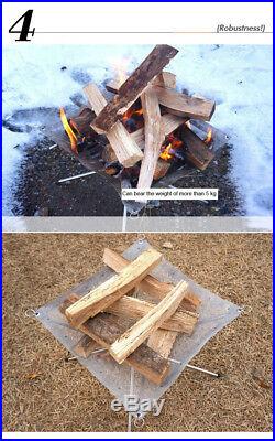 Selpa-G2 Camping Portable Folding Stove Fire Frame Wood Burning Net Wood Stove
