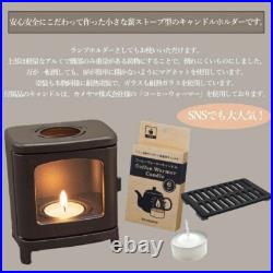 Small Cast Iron Stove Set For Outdoor and Indoor Use Camping Mini fireplace