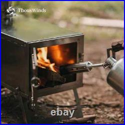 Small Folding Wood Stove Portable Tent StoveTitaniumb 4.3lb 8.1ft Chimney Pipes Small Folding Wood Stove Portable Tent StoveTitaniumb 4.3lb 8.1ft Chimney Pipes