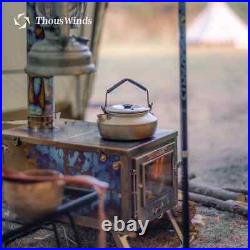 Small Folding Wood Stove Portable Tent StoveTitaniumb 4.3lb 8.1ft Chimney Pipes Small Folding Wood Stove Portable Tent StoveTitaniumb 4.3lb 8.1ft Chimney Pipes