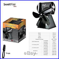 Smartfan Mini Fan With Twin Fan For Self-Cooling For Wood Burning Stoves Sfm NEW