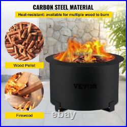 Smokeless Fire Pit Carbon Steel Stove Bonfire Large 21.5In Diameter Wood Burning Smokeless Fire Pit Carbon Steel Stove Bonfire Large 21.5In Diameter Wood Burning