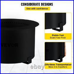 Smokeless Fire Pit Carbon Steel Stove Bonfire Large 21.5In Diameter Wood Burning Smokeless Fire Pit Carbon Steel Stove Bonfire Large 21.5In Diameter Wood Burning