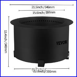 Smokeless Fire Pit Carbon Steel Stove Bonfire Large 21.5In Diameter Wood Burning Smokeless Fire Pit Carbon Steel Stove Bonfire Large 21.5In Diameter Wood Burning