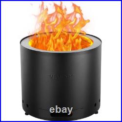 Smokeless Fire Pit Stove 15 Inch Diameter Stainless Steel Outdoor Wood Burning Smokeless Fire Pit Stove 15 Inch Diameter Stainless Steel Outdoor Wood Burning