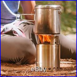 Solo Camp Stove Titan Lightweight Wood Burning Stove Compact Kit No Fuel Needed