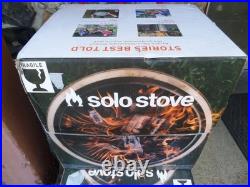 Solo Stove Bonfire 2.0 with Stand 19.5 Smokeless Fire Pit, Removable Ash Pan
