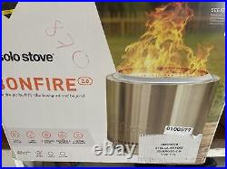 Solo Stove Bonfire Complete Smokeless Fire Pit Wood Burning Fireplaces NEW